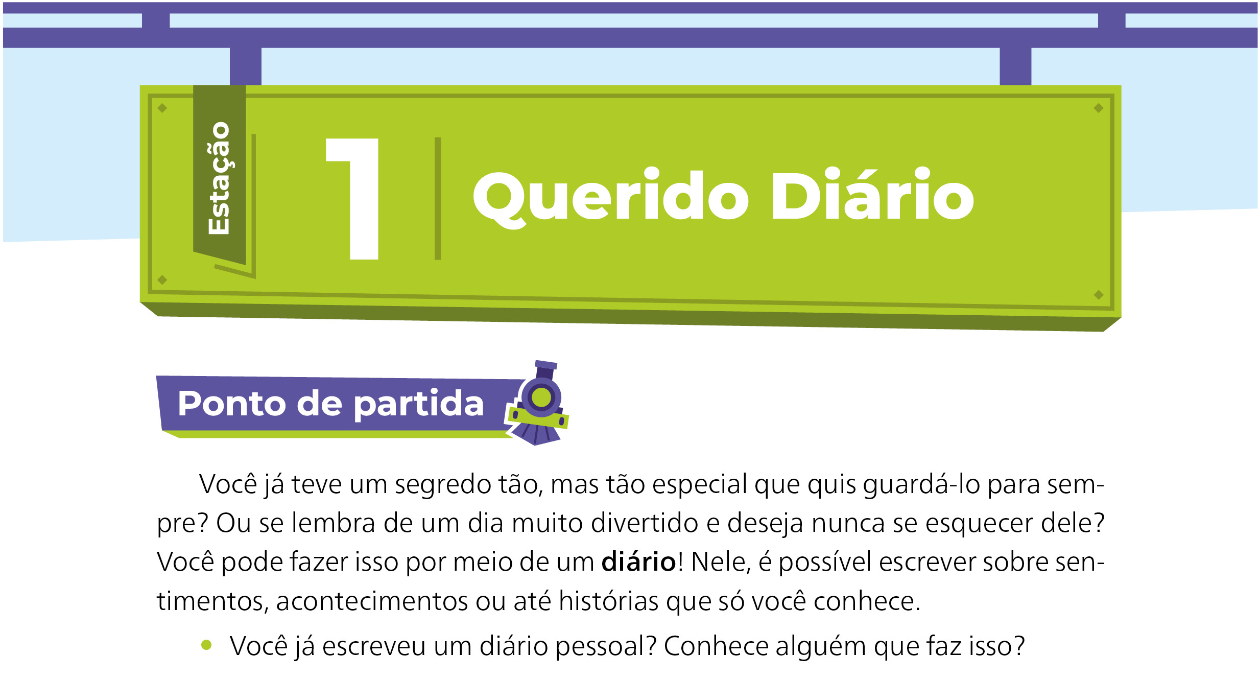 Exemplo da estação Ponto de Partida