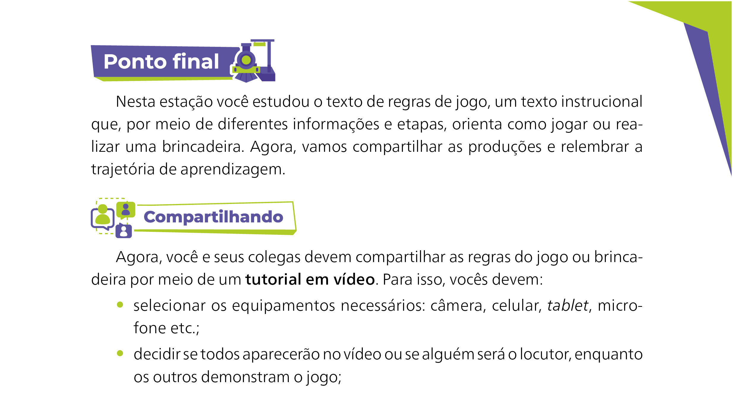 Exemplo da estação Ponto Final