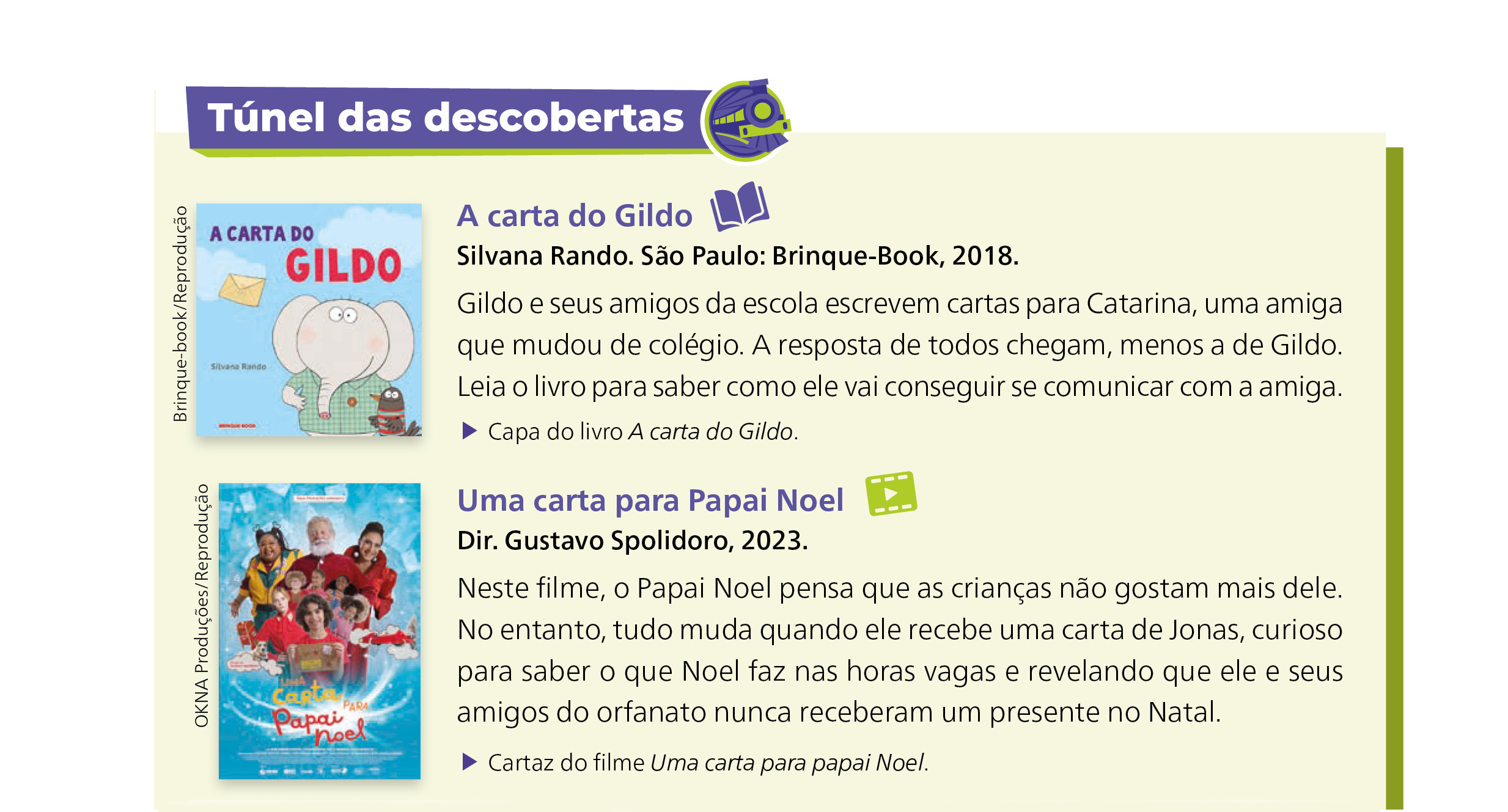 Exemplo da estação Túnel de Descobertas